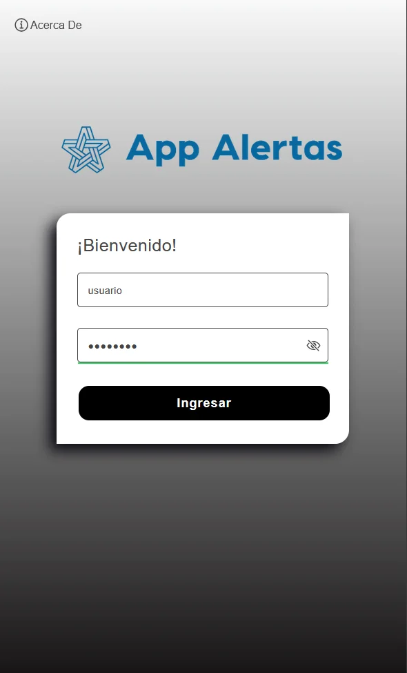 Pantalla principal de vecinos en alerta | Brithers Industria de Software Pantalla principal de vecinos en alerta | Brithers Industria de Software