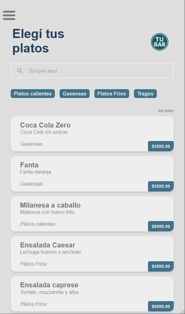 App menú restaurante | Brithers Industria de Software App menú restaurante | Brithers Industria de Software